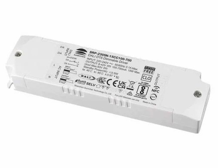 Zasilacz LED 15W 100-700mA DALI DT6 NFC SRP-2305N-15CC100-700