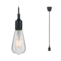 Lampa wisząca KETIL Neordic E27 max. 20W IP44 230V czarny / tworzywo sztuczne