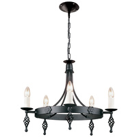 Żyrandol Belfry   Czarne BY5-BLACK Elstead Lighting