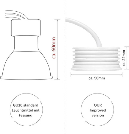 MICRO FLAT COIN PLASKI  5W  moduł LED 3000K ULBU100 Unilight