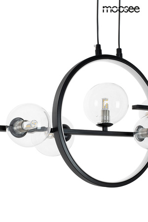 MOOSEE lampa wisząca ALURE LINE TWIN 90 czarna