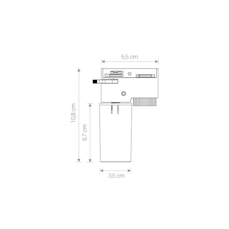 Akcesoria montażowe CAMELEON ADAPTER PROFILE Biały Nowodvorski 8361