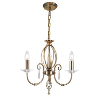 Żyrandol Aegean    Postarzany mosiądz Postarzany mosiądz AG3-AGED-BRASS Elstead Lighting