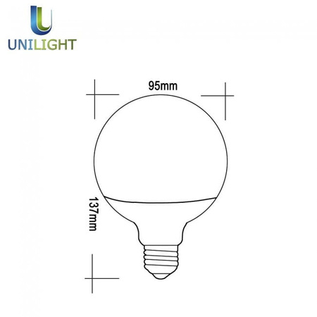 Żarówka LED E27 do girlandy IP44 ciepła ULBU37 Unilight