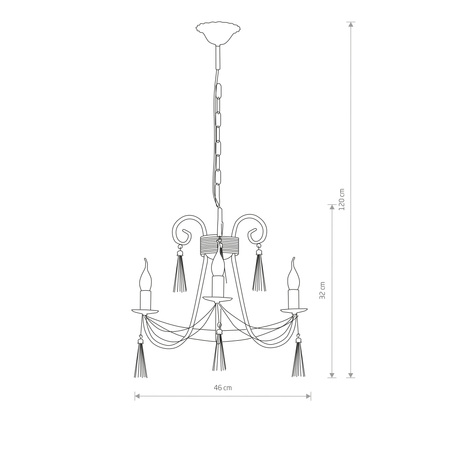 Lampa sufitowa TWIST Brąz Nowodvorski 2764