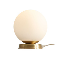 LAMPKA BIURKOWA BALL BRASS M