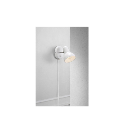 Lampa ścienna Kinkiet Nordlux E27 60W Metal Biały 47141001