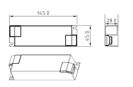 Zasilacz LED 45W 500-1400mA DALI DT6 NFC SRP-2305N-45CC500-1400 Sunricher