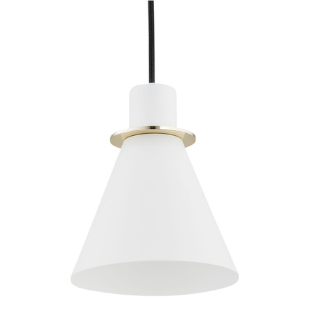 Lampa wisząca BEVERLY biały, mosiądz E27 4680 Argon