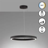 Lampa Wisząca Sirko Fischer&Honsel LED 1x56W piaskowo-czarny metal 61049