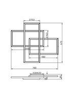 Lampa sufitowa MOD015CL-L80WK Maytoni