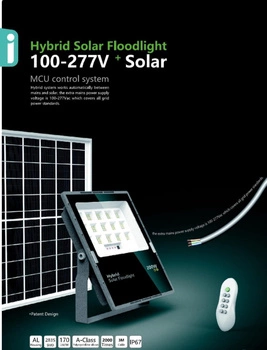 Hybrydowa SOLARNA Naswietlacz ULFL103 Unilight