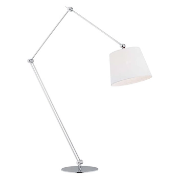 Lampa podłogowa ZAKYNTOS BIS biały, chrom E27 3953 Argon