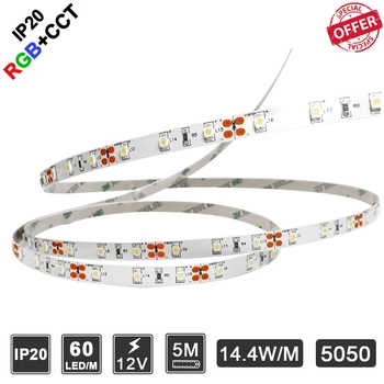 Taśma 300LED SMD5050 PRO 120W | RGB+CCT 5w1 | Rolka 5m ULLS15 Unilight