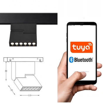 MINI DOTS SPOT TUYA  MULTILINE MAGNETYCZNA LED Unilight