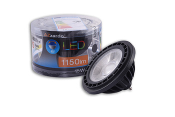 AZZARDO LED 15W ES111 BK DIMM 3000 LL110151 Azzardo AZ1499